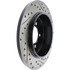 127.65090R by CENTRIC - Slotted Drilled Rotor