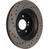 128.34054L by CENTRIC - Cross Drilled Rotor