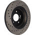 128.34054R by CENTRIC - Cross Drilled Rotor