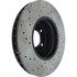 128.34070L by CENTRIC - Sport Cross Drilled Brake Rotor, Left