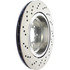 128.34087 by CENTRIC - Centric Premium OE Style Drilled Brake Rotor