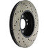 128.34101R by CENTRIC - Cross Drilled Rotor