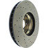 128.34102R by CENTRIC - Cross Drilled Rotor