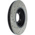 Centric 128.34138L Disc Brake Rotor Cross Drilled Rotor