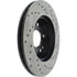 Centric 128.35015R Disc Brake Rotor Cross Drilled Rotor