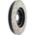 128.35052L by CENTRIC - Sport Cross Drilled Brake Rotor, Left