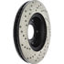 Centric 128.51015CL Disc Brake Rotor Sportstop Cryo Sport Drilled Rotor, Left