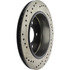 128.61037L by CENTRIC - Cross Drilled Rotor