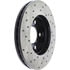 Centric 128.61041CL Disc Brake Rotor Sportstop Cryo Sport Drilled Rotor, Left