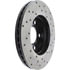 Centric 128.61041CR Disc Brake Rotor Sportstop Cryo Sport Drilled Rotor, Right