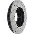 Centric 128.61041R Disc Brake Rotor Cross Drilled Rotor