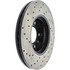 Centric 128.61088CL Disc Brake Rotor Sportstop Cryo Sport Drilled Rotor, Left