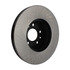 120.61055 by CENTRIC - Disc Brake Rotor - Front, 12.4 in. O.D, Vented Design, 5 Lugs, Coated Finish