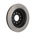 120.61075 by CENTRIC - Disc Brake Rotor - Rear, 11.6 in. O.D, Vented Design, 5 Lugs, Coated Finish