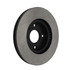 120.61093 by CENTRIC - Disc Brake Rotor - Front, 10.8 in. O.D, Vented Design, 4 Lugs, Coated Finish