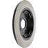 120.61123 by CENTRIC - Disc Brake Rotor - Rear, 11.89 in. OD, Solid Design, 5 Lug Holes, Coated Finish