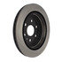 120.62123 by CENTRIC - Disc Brake Rotor - Rear, 12.40 in. OD, Vented Design, 6 Lug Holes, Coated Finish