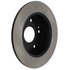 120.40042 by CENTRIC - Disc Brake Rotor - Rear, 10.2 in. O.D, Solid design, 5 Lugs, Coated Finish