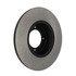 120.42011 by CENTRIC - Disc Brake Rotor - Front, 10.66 in. OD, Solid Design, 4 Bolt Holes, Coated Finish
