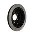 120.42087 by CENTRIC - Disc Brake Rotor - Rear, 11.24 in. OD, Vented Design, 6 Lug Holes, Coated Finish