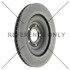 120.65161 by CENTRIC - Disc Brake Rotor - Rear, 13.77 in. OD, Vented Design, 5 Lug Holes, Coated Finish