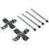 Centric 104.1277 Disc Brake Pad Set Posi Quiet Semi-Metallic Brake Pads with Hardware