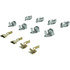 104.13330 by CENTRIC - Posi Quiet Semi-Metallic Brake Pads with Hardware