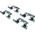104.14540 by CENTRIC - Posi Quiet Semi-Metallic Brake Pads with Hardware