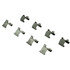 104.16120 by CENTRIC - Posi Quiet Semi-Metallic Brake Pads with Hardware