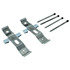 104.13650 by CENTRIC - Posi Quiet Semi-Metallic Brake Pads with Hardware