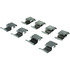 105.04280 by CENTRIC - Posi Quiet Ceramic Brake Pads with Shims and Hardware