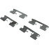 105.04510 by CENTRIC - Posi Quiet Ceramic Brake Pads with Shims and Hardware