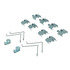 105.06350 by CENTRIC - Posi Quiet Ceramic Brake Pads with Shims and Hardware