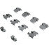 105.06800 by CENTRIC - Posi Quiet Ceramic Brake Pads with Shims and Hardware