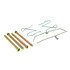 105.08120 by CENTRIC - Posi Quiet Ceramic Brake Pads with Shims and Hardware