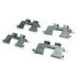 105.08130 by CENTRIC - Posi Quiet Ceramic Brake Pads with Shims and Hardware