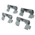 105.1008 by CENTRIC - Posi Quiet Ceramic Brake Pads with Shims and Hardware