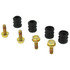 104.06840 by CENTRIC - Posi Quiet Semi-Metallic Brake Pads with Hardware
