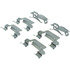 104.07500 by CENTRIC - Posi Quiet Semi-Metallic Brake Pads with Hardware