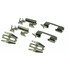 Centric 104.08040 Disc Brake Pad Set Posi Quiet Semi-Metallic Brake Pads with Hardware