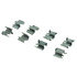 104.0803 by CENTRIC - Posi Quiet Semi-Metallic Brake Pads with Hardware