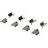 104.08440 by CENTRIC - Posi Quiet Semi-Metallic Brake Pads with Hardware