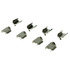 104.08560 by CENTRIC - Posi Quiet Semi-Metallic Brake Pads with Hardware