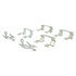 Centric 104.08820 Disc Brake Pad Set Posi Quiet Semi-Metallic Brake Pads with Hardware