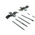 104.09600 by CENTRIC - Posi Quiet Semi-Metallic Brake Pads with Hardware