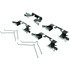 Centric 104.10940 Disc Brake Pad Set Posi Quiet Semi-Metallic Brake Pads with Hardware