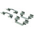 104.10980 by CENTRIC - Posi Quiet Semi-Metallic Brake Pads with Hardware