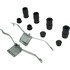 104.11110 by CENTRIC - Posi Quiet Semi-Metallic Brake Pads with Hardware