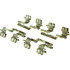 Centric 104.11950 Disc Brake Pad Set Posi Quiet Semi-Metallic Brake Pads with Hardware