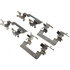 105.11590 by CENTRIC - Posi Quiet Ceramic Brake Pads with Shims and Hardware